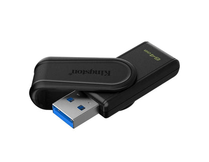 Kingston DataTraveler Exodia S USB Flash Drive 64GB 128GB 256GB 512G USB 3.2 Gen 1 Pen Drive Black DTXS Flash Drive for Computer