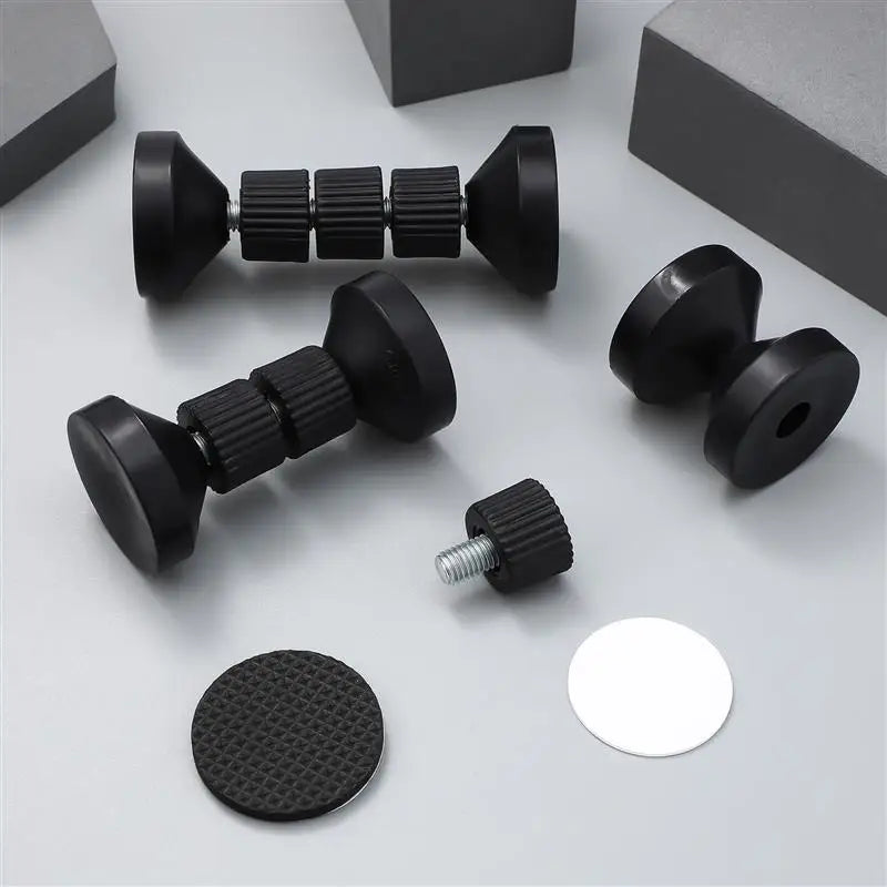 4 Pcs Furniture Fall Preventer Bed Frame Support Headboard Stabilizer Adjustable Sofa Stoppers Plastic Wall for Spacer NEW