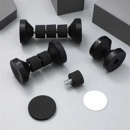 4 Pcs Furniture Fall Preventer Bed Frame Support Headboard Stabilizer Adjustable Sofa Stoppers Plastic Wall for Spacer NEW