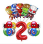 Avengers Marvel Party Decorations SuperHero Theme Tableware Kit Balloon Deco Happy Birthday Banner Supplies for Boys Favors Gift