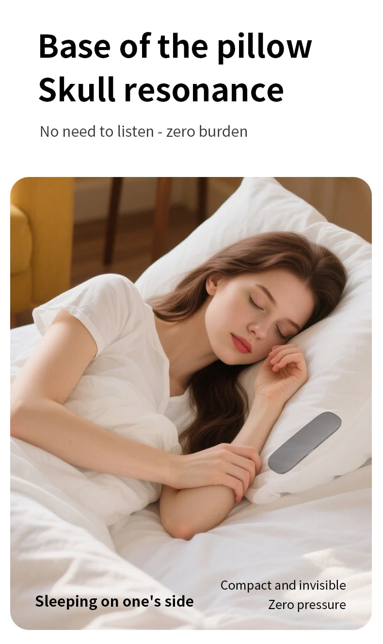 Bone Conduction Sleep Speaker Bluetooth-compatible Speaker Under Pillow Speaker Sleep Device Sleep Aid Headphones 2026