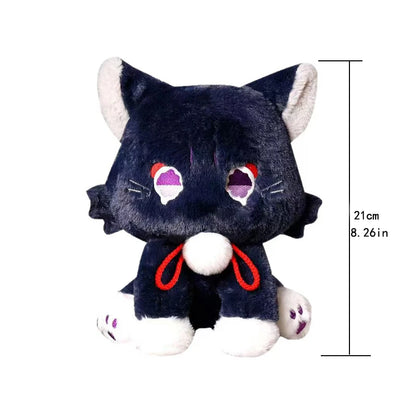 Cute Anime Genshin Impact Scaramouche Cat Cute Plush Doll Wanderer Pet Cosplay Stuffed Pillow Toy Birthday Gift