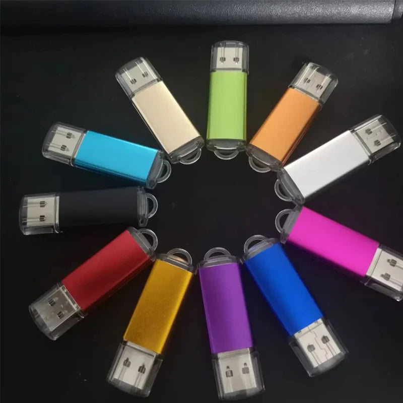 5PCS/Lot New Usb Fash Drive 64GB 32GB 16GB 8GB 4GB 1GB Pen Drive флешка Flash Drive Waterproof U-Disk Memoria Cel Usb Stick Gift