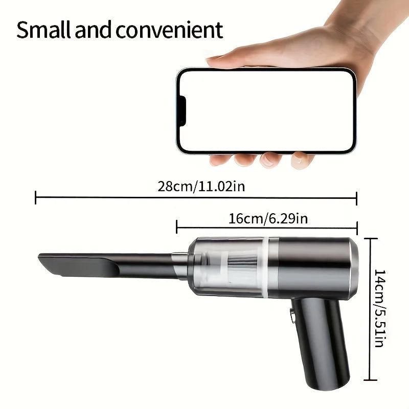 2900000 PA Car Vacuum Cleaner USB Charging Powerful 4 In1 Clean Machine Wireless Blowing Suction Portable Vacuum Cleaner New