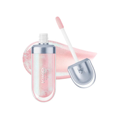 Kiko 3D Hydra Lip Gloss Non-fading Waterproof Blusher Moisturizing Shimmer Makeup Lip Gloss Lipstick Brun Pearly Mauve Liner