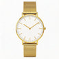 Ultra-thin Fashion Watch Women Luxury Metal Mesh Belt Ladies Quartz Wristwatches Minimalist Elegant Woman Watches reloj mujer