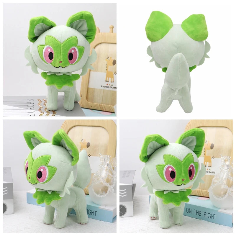 New Pokemon Pikachu Plush Toy Sprigatito Fuecoco Groudo Meowscarada Floragato Cinderace Keldeo Exegguto Shinx Stuff Peluche Doll