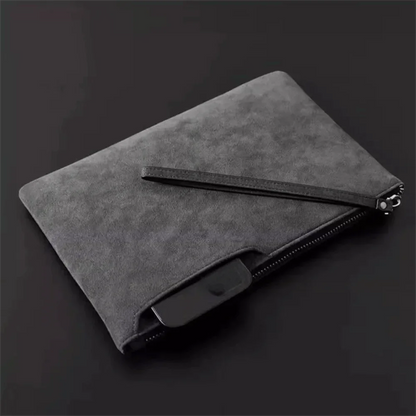 Men's Business Clutch Bag PU Leather Wallet Handheld Busin Casual Phone Bag Soft Surface Ort Wallet Casual Handbag Coin Purse ﻿
