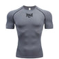 Men's Everlast Tight Short Sleeved T-Shirt for Gym Boxing and Running, Fast Drying and Slim Fit Sports Top