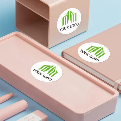 Tailor-Made Logo/Photo Stickers | Brand Customization Matte Labels | High-Res Printing with Scratch & Water Resistant Coating