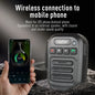 Two Way Radio Wireless Bluetooth Speaker Mic, Handheld Shoulder Microphone for Baofeng  Quansheng UV-K5 Radtel RT-470X RT-900