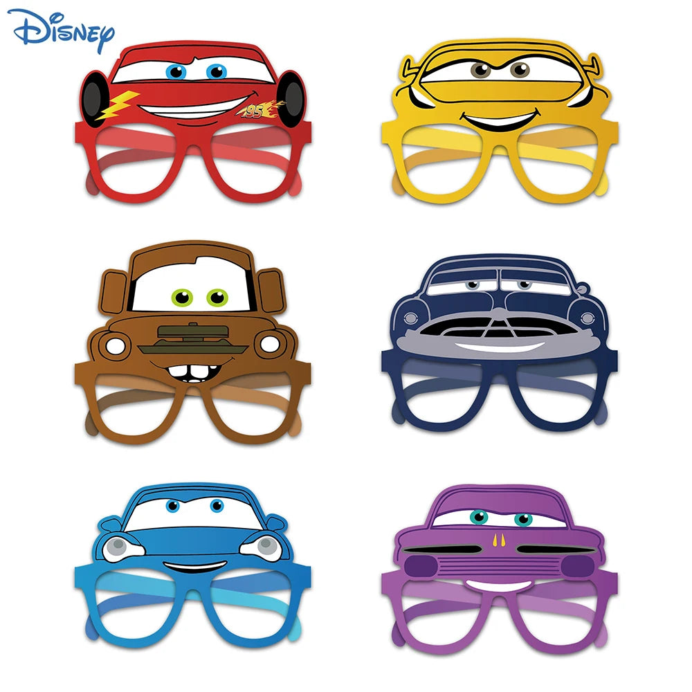 Cars Lightning McQueen Birthday Tableware Set Paper Cups Plates Tablecloth Napkins Banner Gift Bags Festive Event Essentials