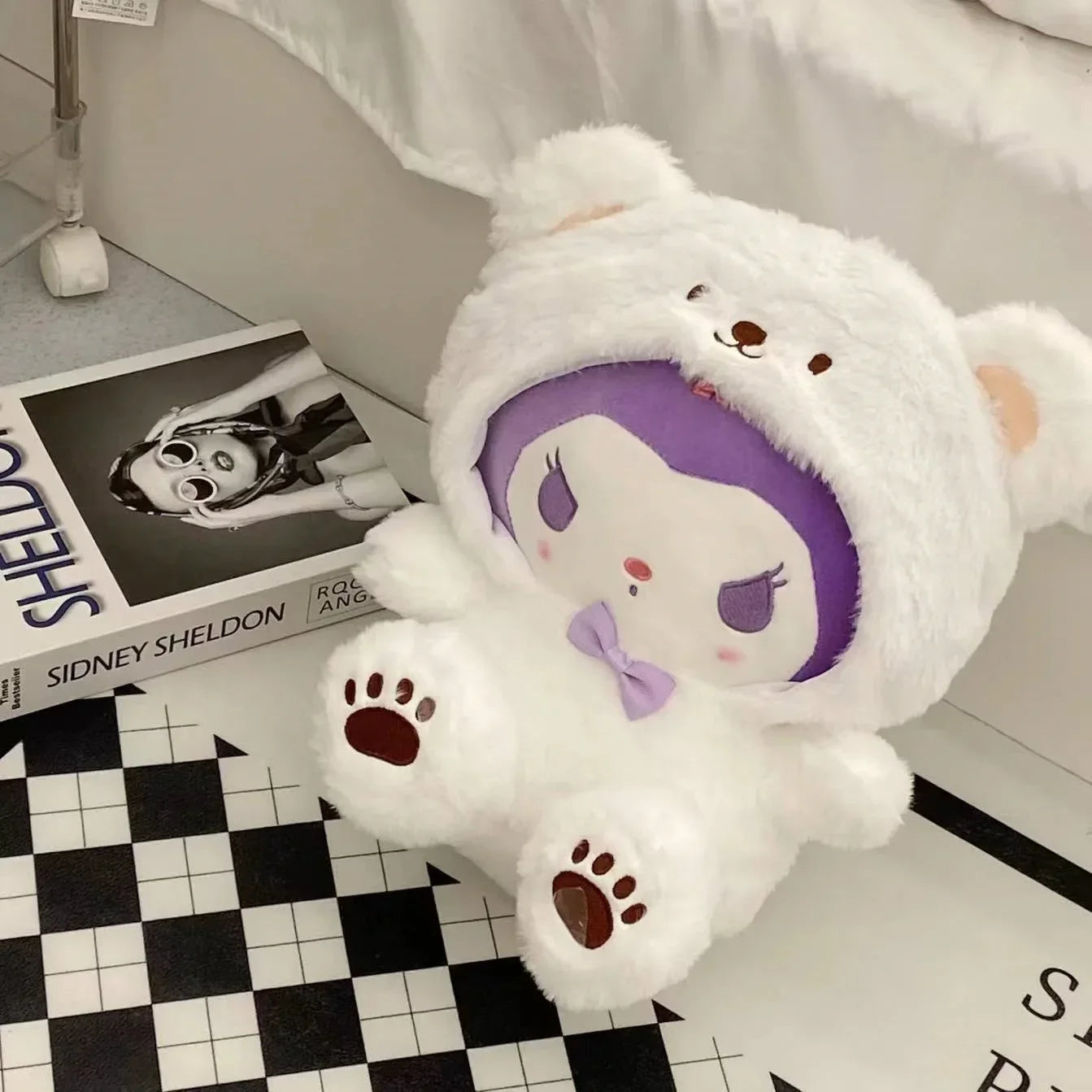 Sanrio Plush Cute Cinnamoroll hello kitty Kuromi My Melody Plush Toys Doll Pillow Anime Cartoon Kids Gifts Room Decoration Dolls