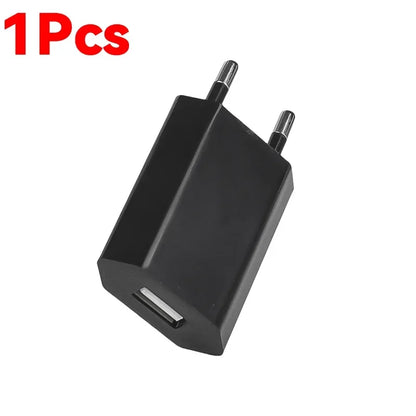 1-5Pcs Universal 5V 1A EU Plug USB Home Travel Mobile Phone Charger For Samsung Xiaomi Redmi  Huawei Charger Power Wall Adapter