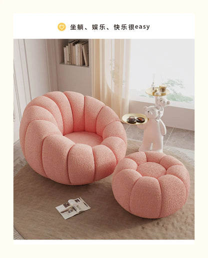 Lazy sofa single double pumpkin sofa reclining sleeping cloud swivel chair bedroom Internet celebrity sofa balcony sedentary