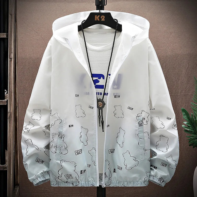 Outdoor Men's Thin Jacket Sunscreen Jacket 2024 New Summer Casual Windproof Jacket Breathable High-quality Jacket
