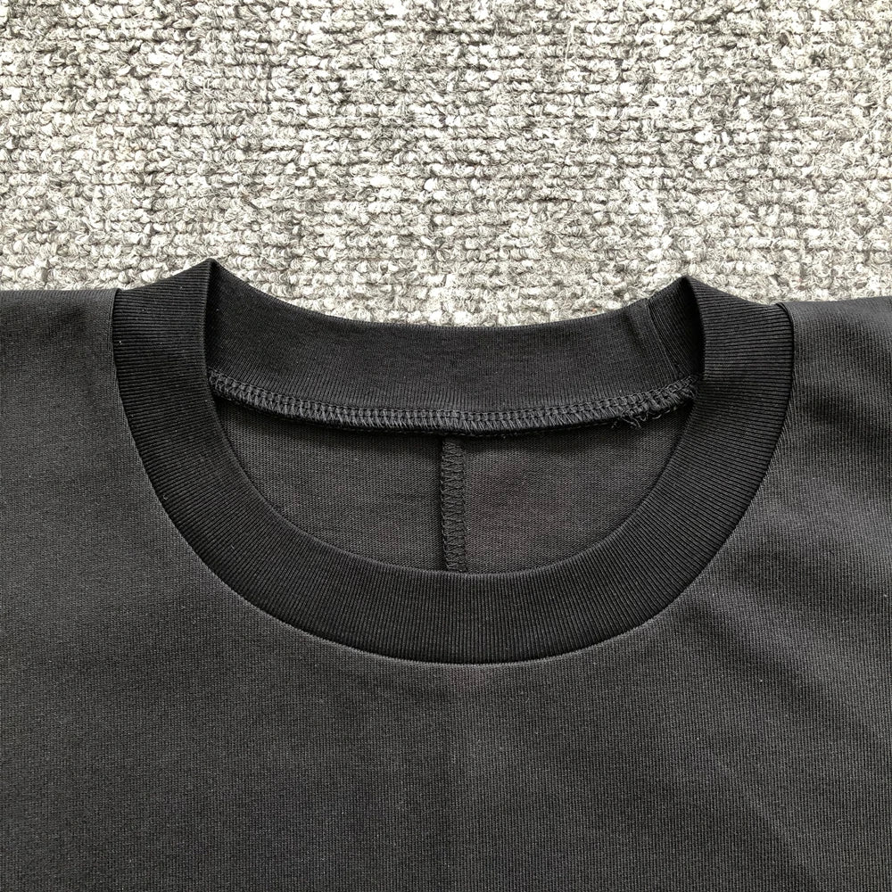 Yao Fashion HipHop Street Style Loose Baggy Casual Solid Color Unisex Tops Tanks Kanye West High Quality1:1 T Shirt For Men