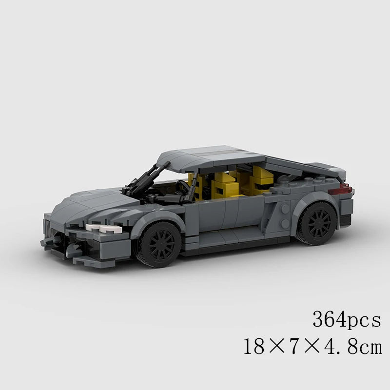 City Speed Racing Car Model Building Blocks DIY Bricks MOC Toy Classic Rally Sports Super Racer Vehicle Christmas gift technique