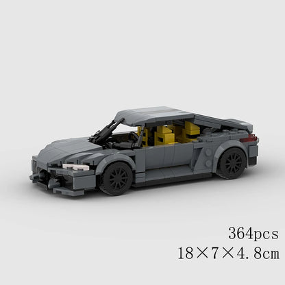 City Speed Racing Car Model Building Blocks DIY Bricks MOC Toy Classic Rally Sports Super Racer Vehicle Christmas gift technique
