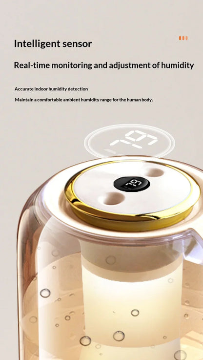 2025 New Quiet Air Humidifier Large Mist Volume Household Humidifier For Bedroom Pregnant Women Baby