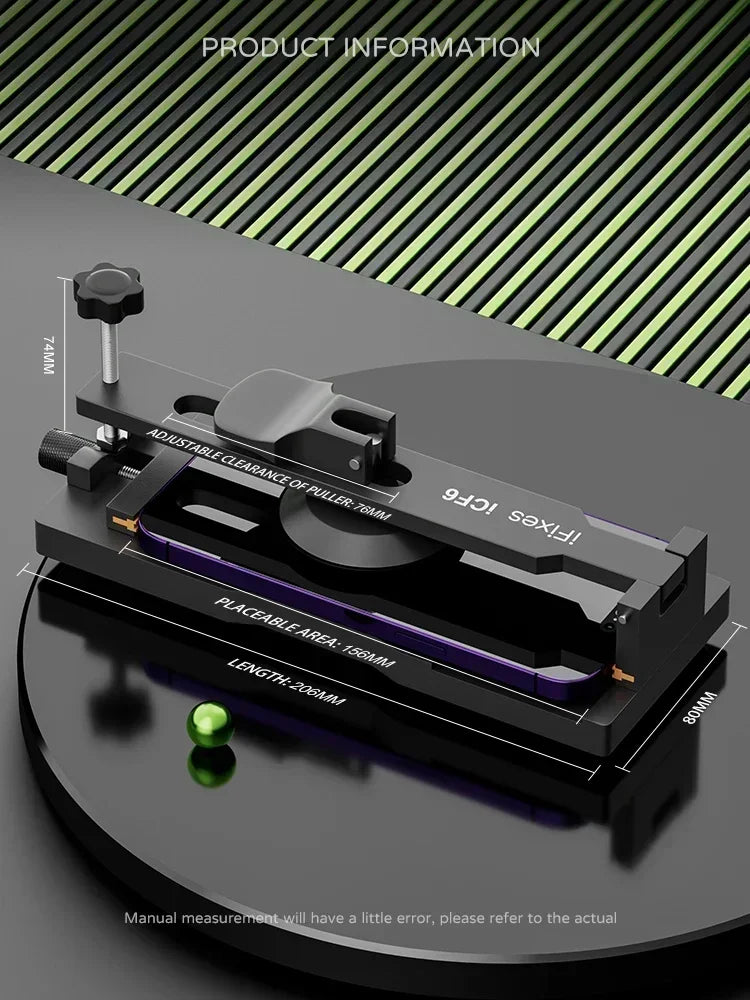 IFixes ICF6 Mobile Phone LCD Screen Pry Opening Fixture No Heating Adjusted Freely Strong Sucktion Display Removal Repair Tool