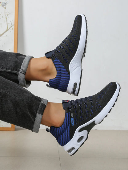 Men's Shoes Fashion Super Breathable Lace-Up Running Shoes - Non-slip, Durable and Pillow Comfort - Men's Fashion Sneakers