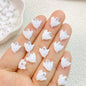50Pcs New Cute Resin Mini Halloween Ghosts Animals Series Flat Back Manicure Parts Embellishments For Hair Bows