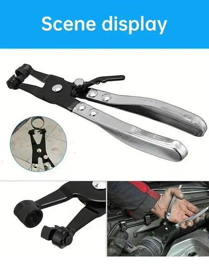 Car Water Pipe Hose Clip Pliers Clamp Swivel Drive Jaw Locking Tool Removal And Installation Of Ring-Type Flat-Band Hose Clamps