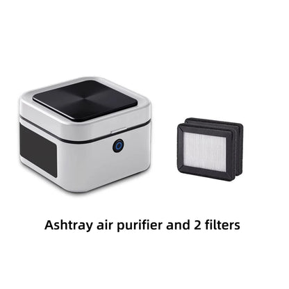 Multifuntional Ashtray Air Purifier Smokless  Smoke Removing ,USB Chargeable Smokeless Ashtray Indoor,Outdoor,Home,Office