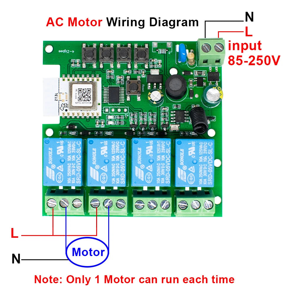 Zigbee Relay Breaker 7-32V 85-250V Switch Module Control Works With Tuya Smart Life App Alexa Google Smartthings Ewelink Hub