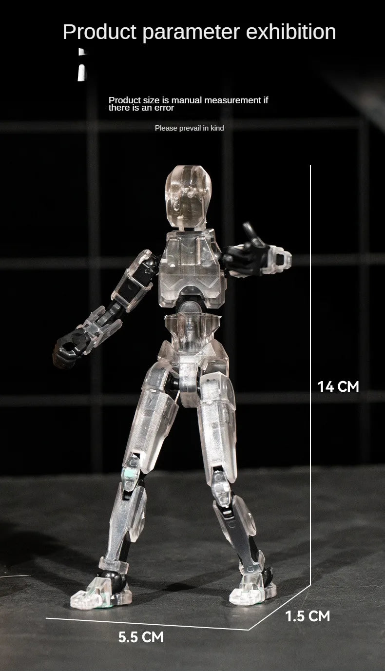 Multi-Jointed Movable Robot 3D Printed Mannequin Toy 13 Action Figure Full Body Movable Robot Toys Gifts For Children