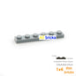 160pcs Compatible Assembles Particles Plate 3666 1x6 For Building Blocks Parts DIY Educationa