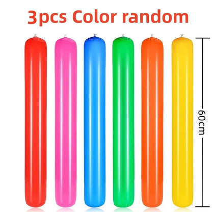 3/6pcs 90cm Inflatable Toy Sticks Children's Toys Parent-Child Activities Intelligent Sensory Props Party Cheer Sticks Outdoor