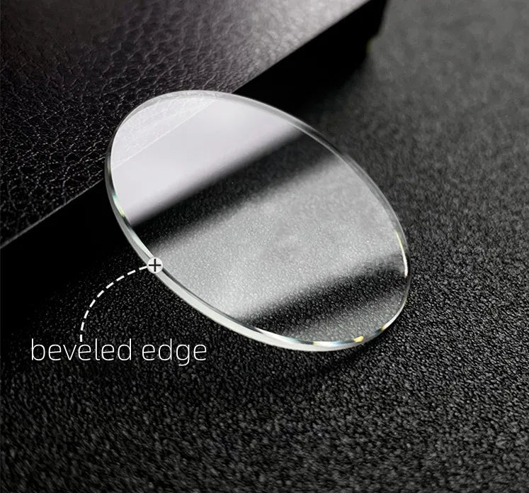 1.5mm Thickness Both Sides Flat Sapphire Watch Crystal Transparent Round Glass 20mm-29.5mm Diameter YZC2352