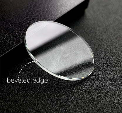 1.5mm Thickness Both Sides Flat Sapphire Watch Crystal Transparent Round Glass 20mm-29.5mm Diameter YZC2352