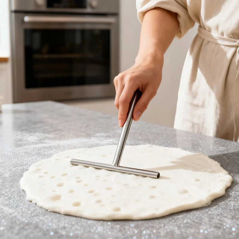 Stainless Steel Crepe Spatula Spreader Pancake T Maker Tool Turner Utensils Cake Shape Rake Pan Making Kit Stick Icing Brownie