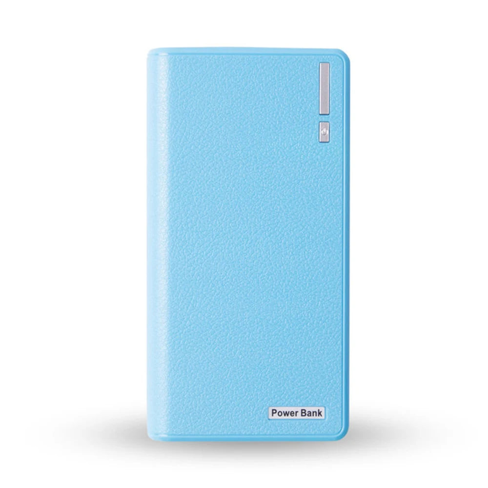 6*18650 Battery Charger Case Fast Charging DIY Portable Mini Power Bank Digital Display Box Mobile Power Supply With Night Light