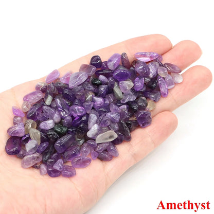 Natural Stones Gravel Crystals Chip Quartz Ore Minerals Reiki Healing Tumbled Agates Specimen Aquarium Fish Tank Home Decoration