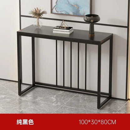 Modern Home Console Table High-looking and Light Luxury Storage Display Shelf Narrow Table for Hallway Entryway Living Room