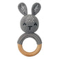 1Pc Baby Wooden Teether Crochet Rattle Toy BPA Free   Rattle Baby Mobile Gym Newborn Stroller Educational Toys Dropshipping