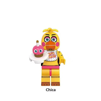 NEW FNAF Nights Game Figure Mini Figures Building BlocksSkeleton Thriller Toys gift kids toys mould king
