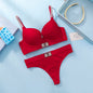 Victoria s Secret Women Bra And Panties Set Lace Push Up Wireless Lingerie Comfortable Breathable Underwear Set