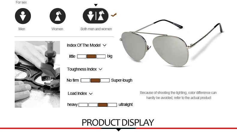 TAGION Brand New Men's Pilot Sunglasses Women Men Alloy Frame Fashion Sunglasses Driving Lenses Unisex Eyewear 2767