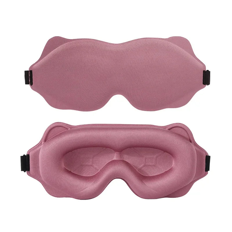Sleep Eye Mask Weighted for Side Sleeper Men Women 3D Contoured Sleeping Mask No Eye Pressure 100% Blockout Soft Comfortable Eye