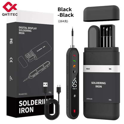 JCD USB Soldering Iron Portable 5V 15W built-in battery with Three-Level Temperature Control Wireless Mini Soldering Tools
