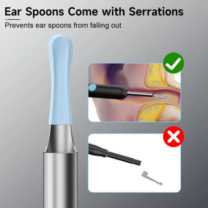 WIFI Visual Ear Sticks HD1080P 4.2MM Mini Otoscope Camera Ear pick Ear Cleaner Wireless Endoscope Health Care Ear Wax Cleaning