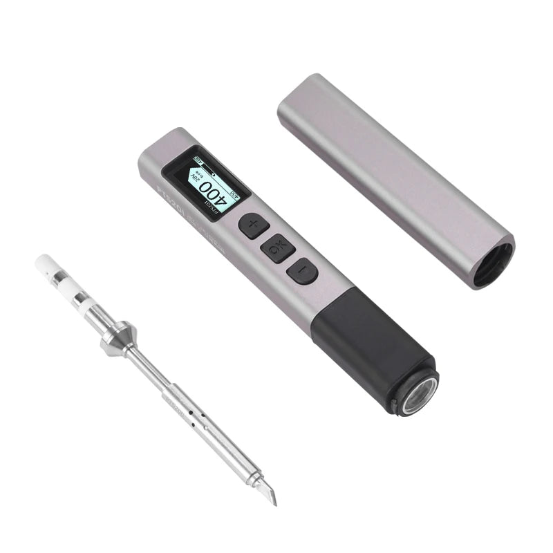 PTS201 PD 100W Soldering Iron Portable Solder Station PID Temperature Control for Electronic DIY Repair