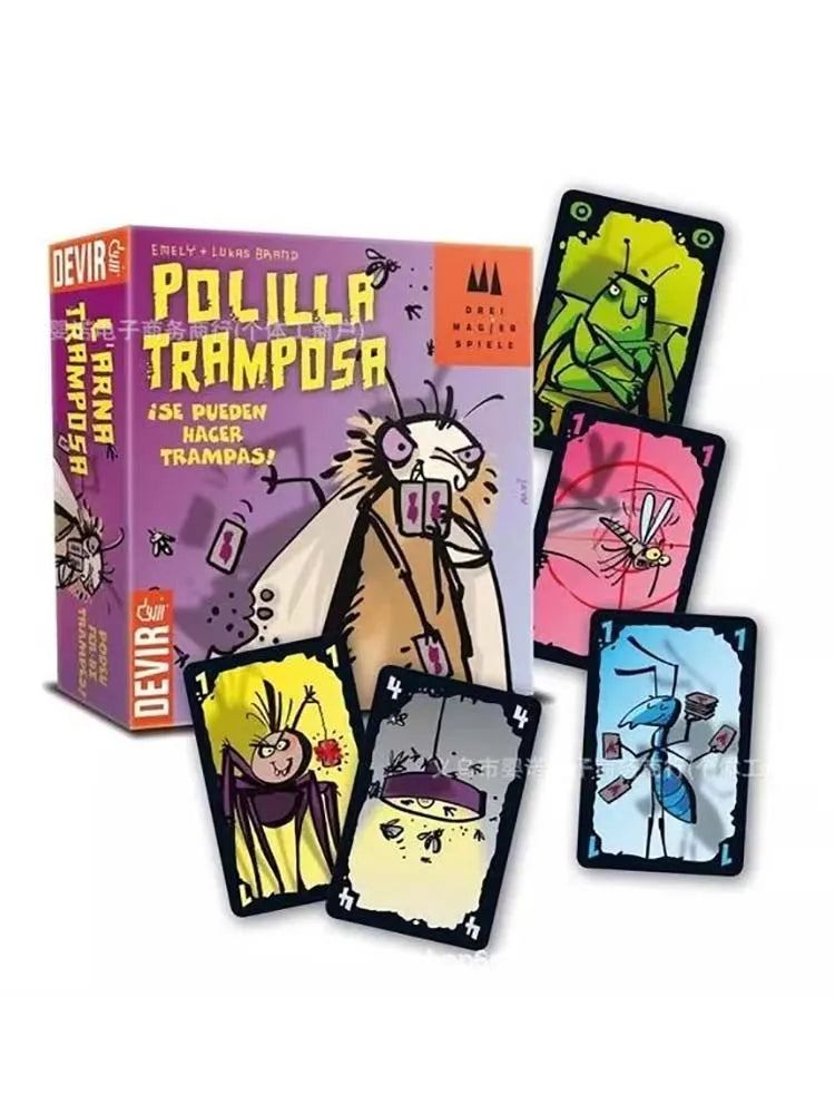 Mogel Motte Polilla Tramposa Card Game Devir-Game Cheating Moth /Royal Xiaoqiang Cheating Moth