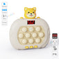 Electronic Pop Light Up Game Handle Toys for Children Adults Fidget Anti Stress Relief Toys Chases Light Game Console Xmas Gifts