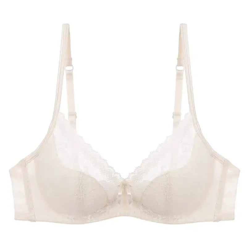 Ultra Comfort French Lace Bra, Demi Cup Underwire Lightweight for Large Bust, Anti Sagging Support Summer Sexy BANERDANNI Sexy B